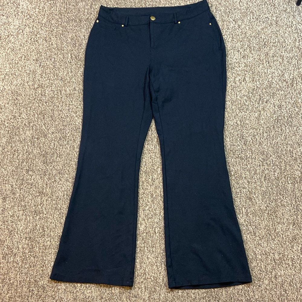 I.N.C Internacional Concepts Classic Black Women's Pants Plus Size 16